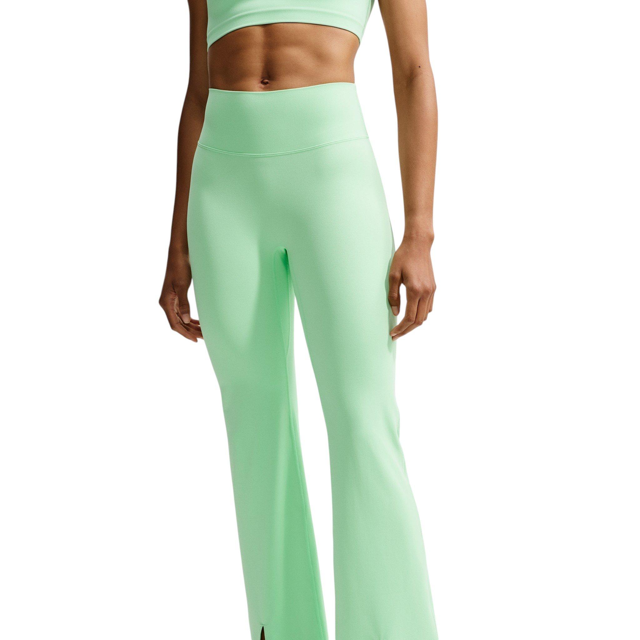 Nike Women's Zenvy High-Waisted Flared Leggings - Green - GREEN